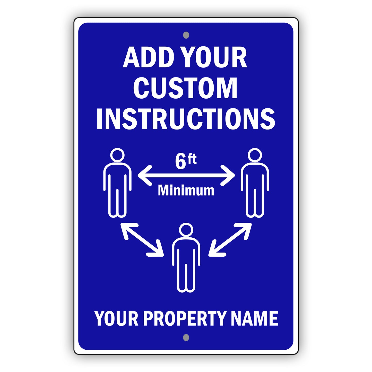 Add Your Custom Instructions Sign