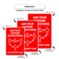 Add Your Custom Instructions Sign