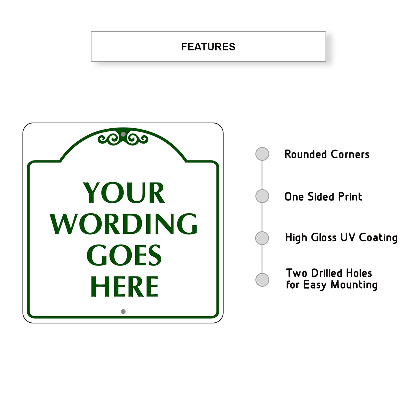 Your Wording Goes Here Sign