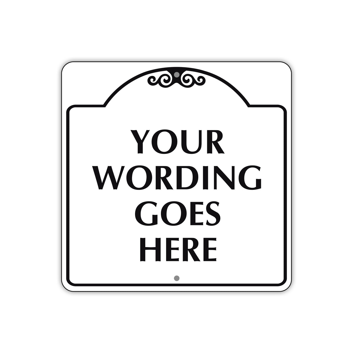 Your Wording Goes Here Sign – Sign Fever