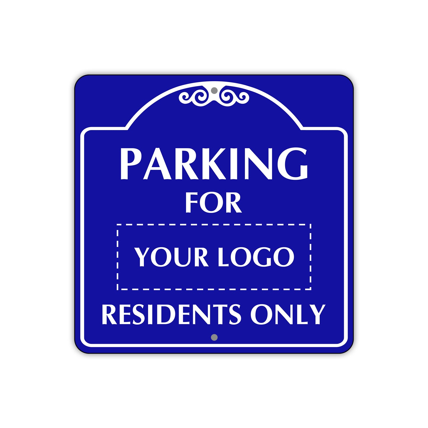 Parking For Residents Only Sign