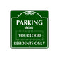 Parking For Residents Only Sign