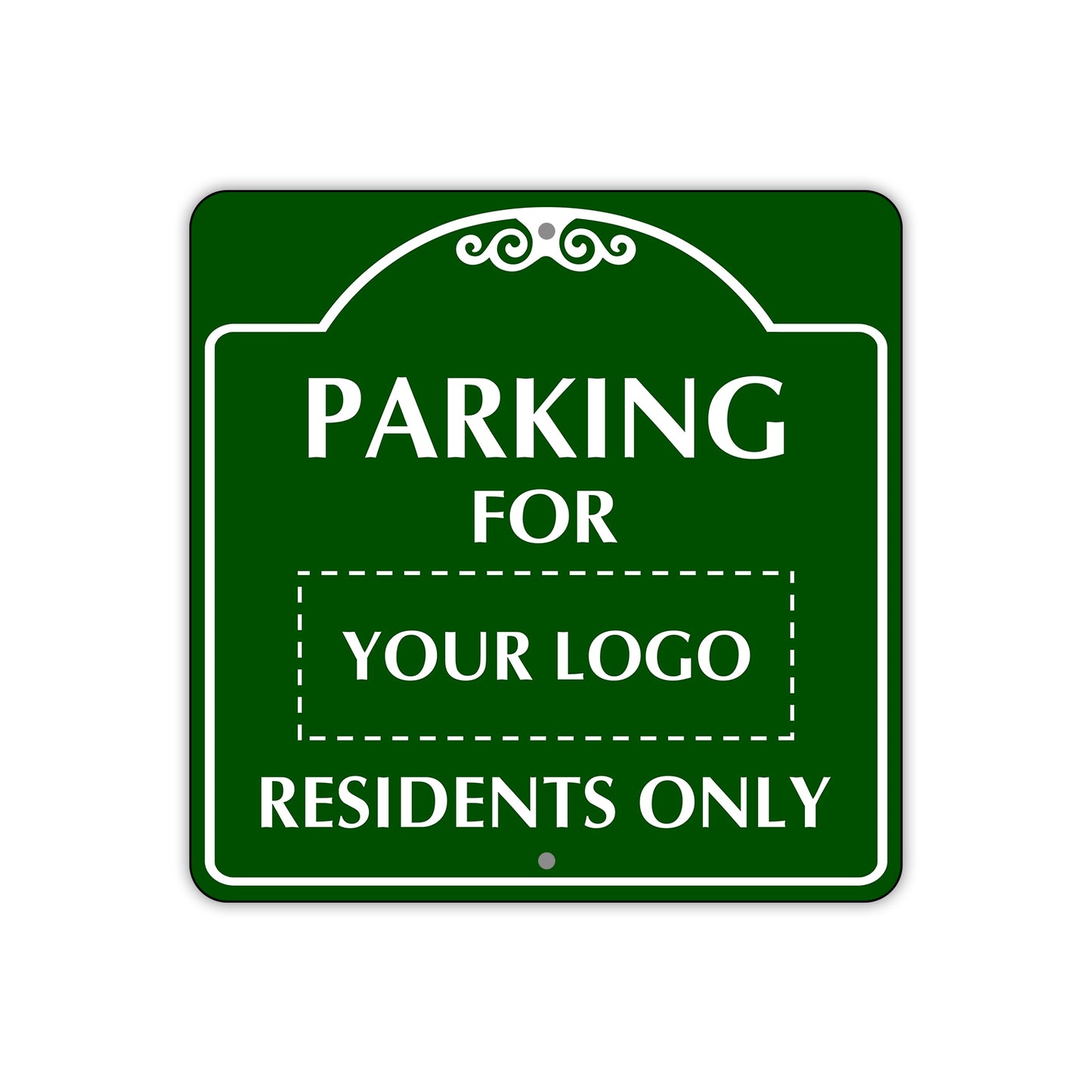 Parking For Residents Only Sign