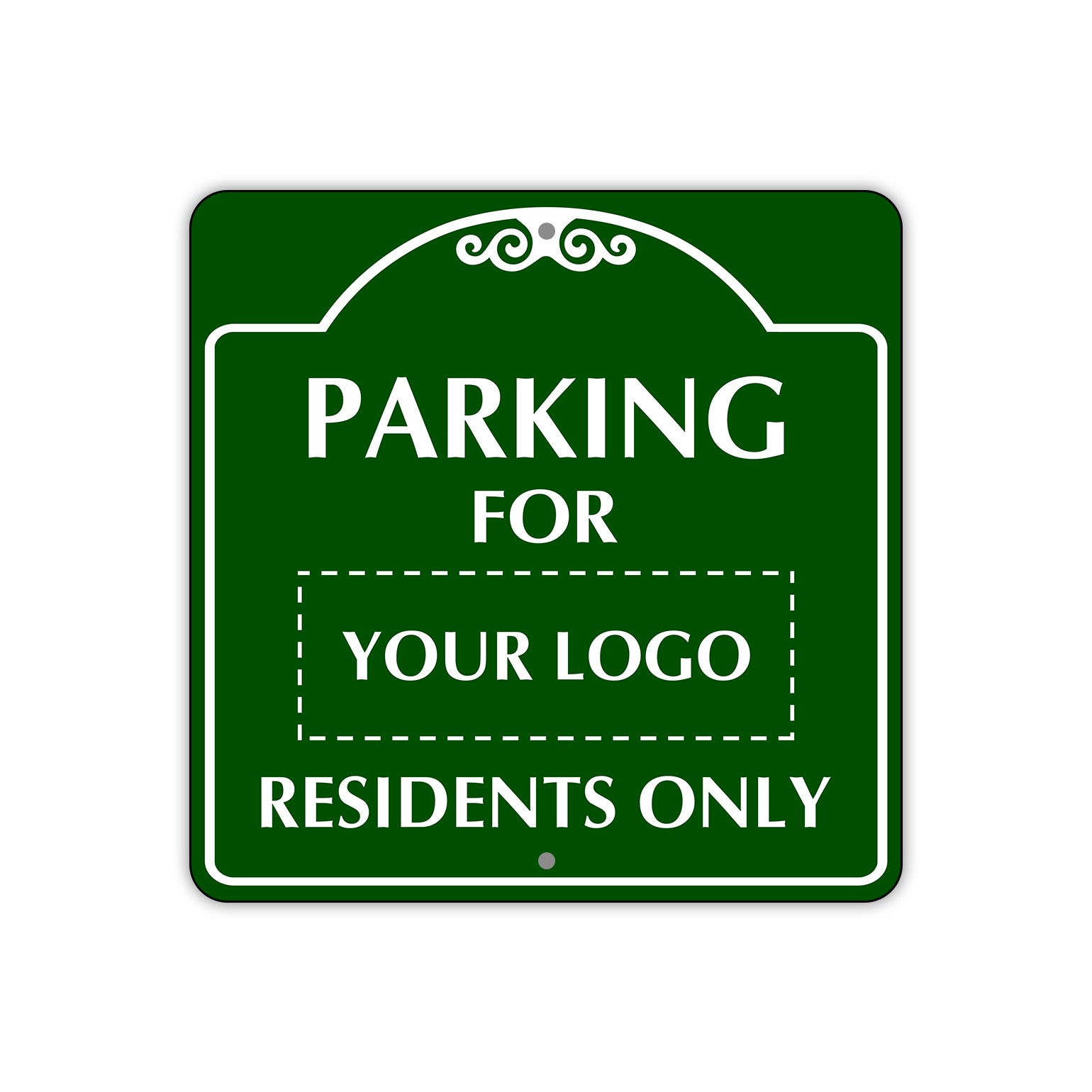 Parking For Residents Only Sign