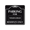 Parking For Residents Only Sign