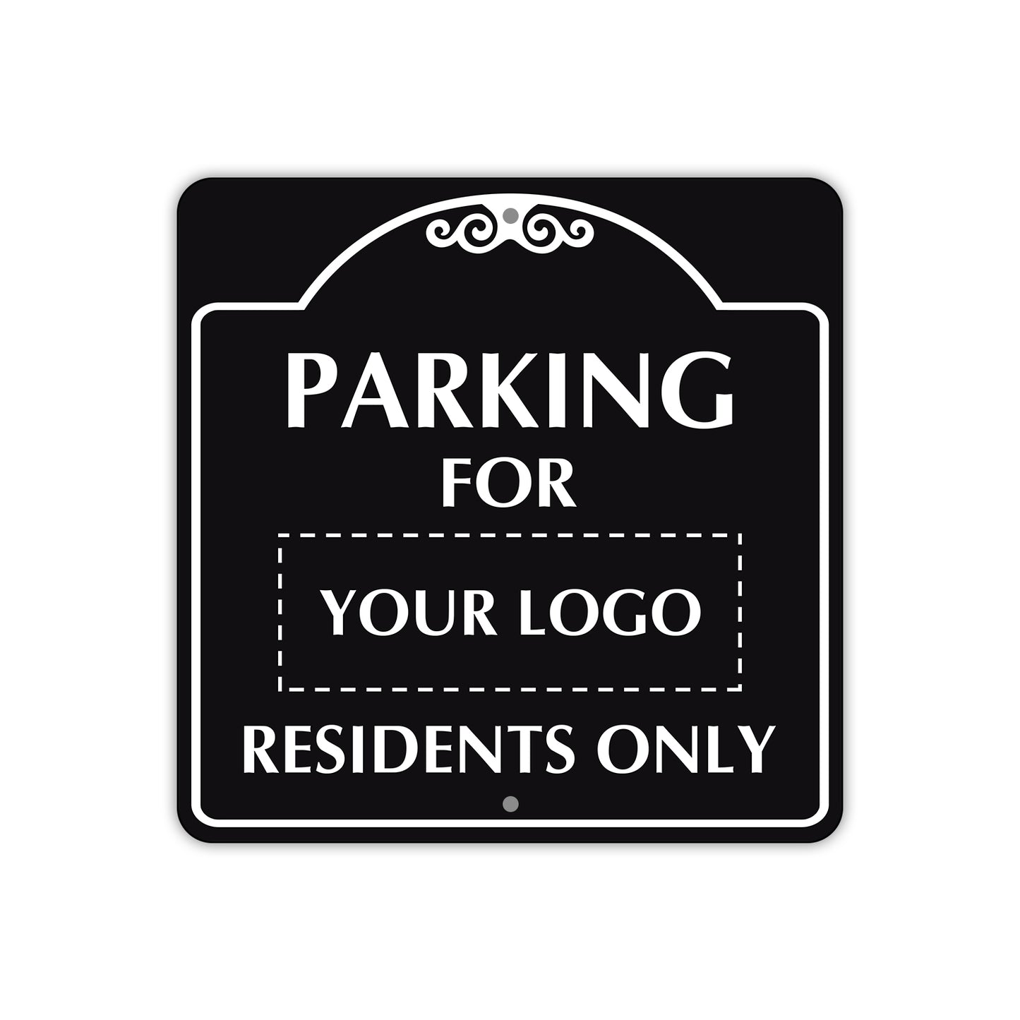 Parking For Residents Only Sign