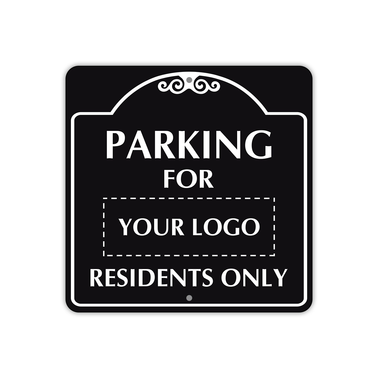 Parking For Residents Only Sign