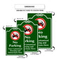No Parking Your Customized Warning And Instructions Here Sign