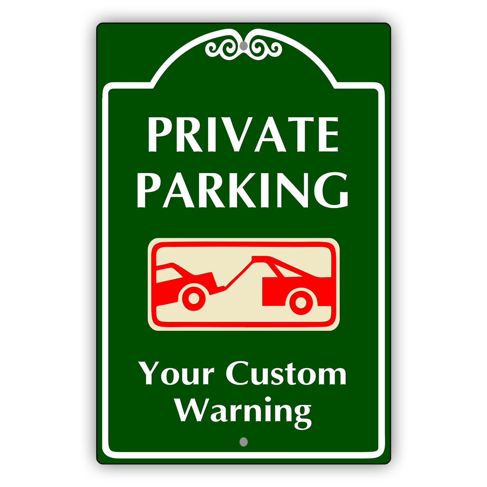 Private Parking Your Custom Warning Sign