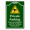 Private Parking Your Surveillance Sign