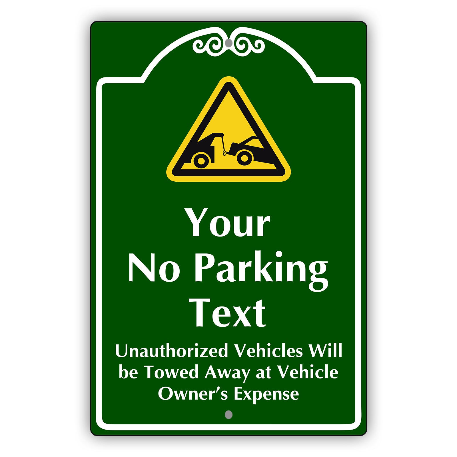 Your No Parking Text Sign