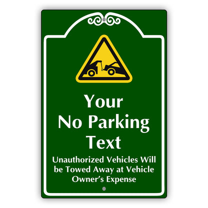 Your No Parking Text Sign