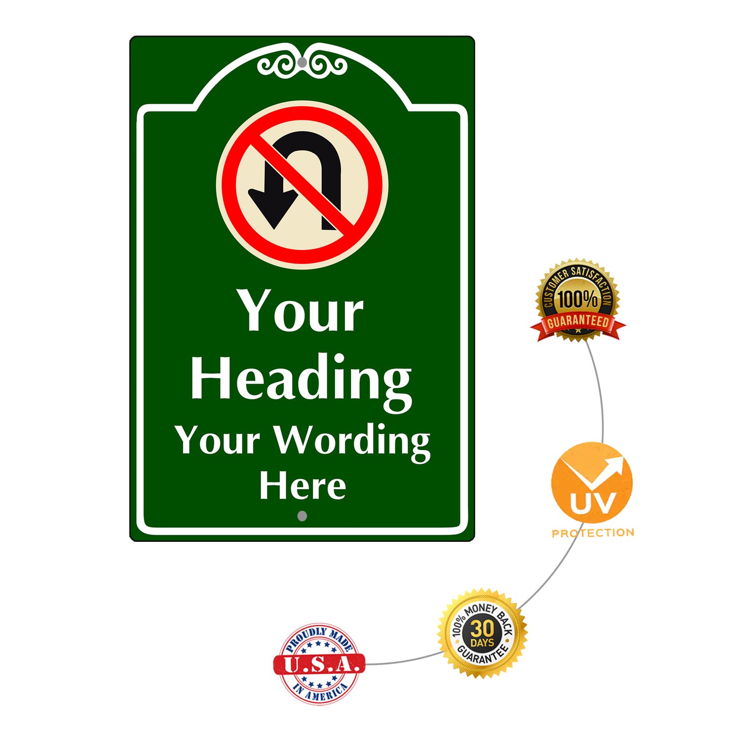 Your Heading Your Wording Here Sign