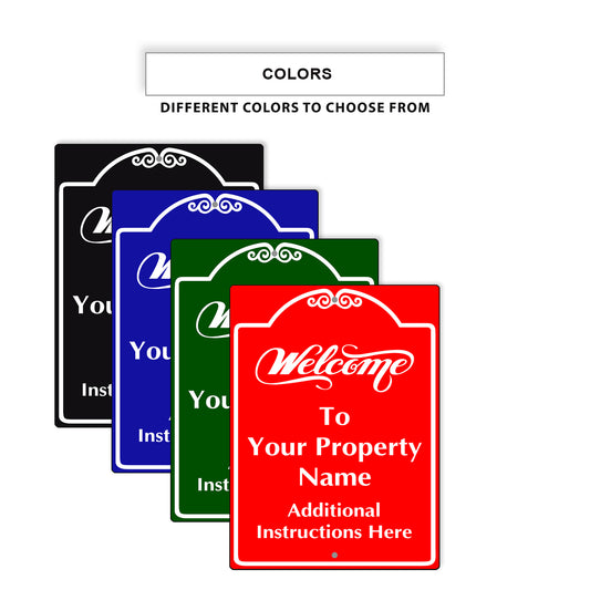 Welcome to Your property Sign