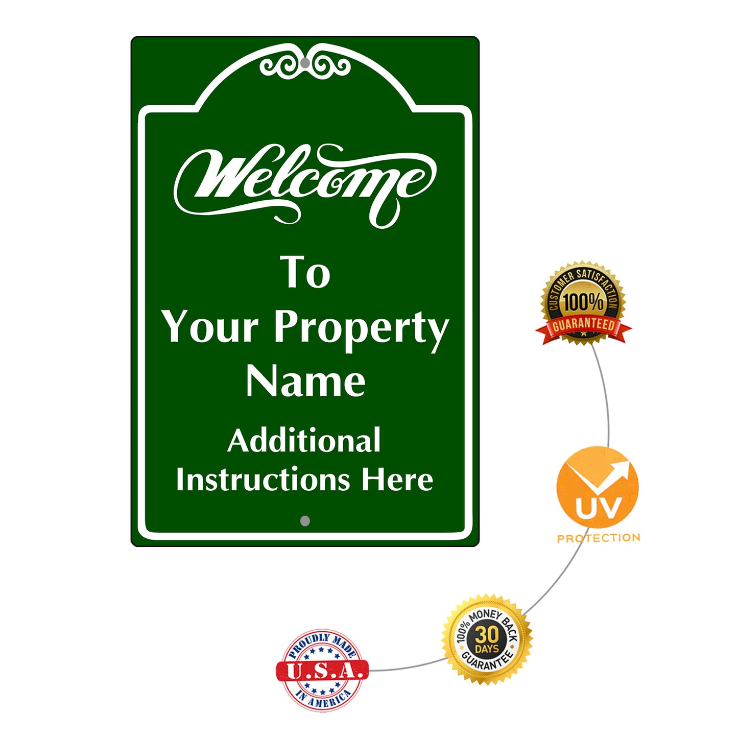 Welcome to Your property Sign