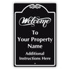 Welcome to Your property Sign
