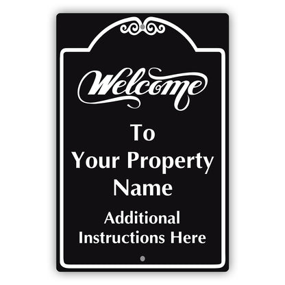 Welcome to Your property Sign