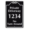 Private DriveWay 1234 Sign