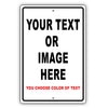 Your Text/Image Here You Choose Color Of Text Aluminum Metal Display Sign Plate