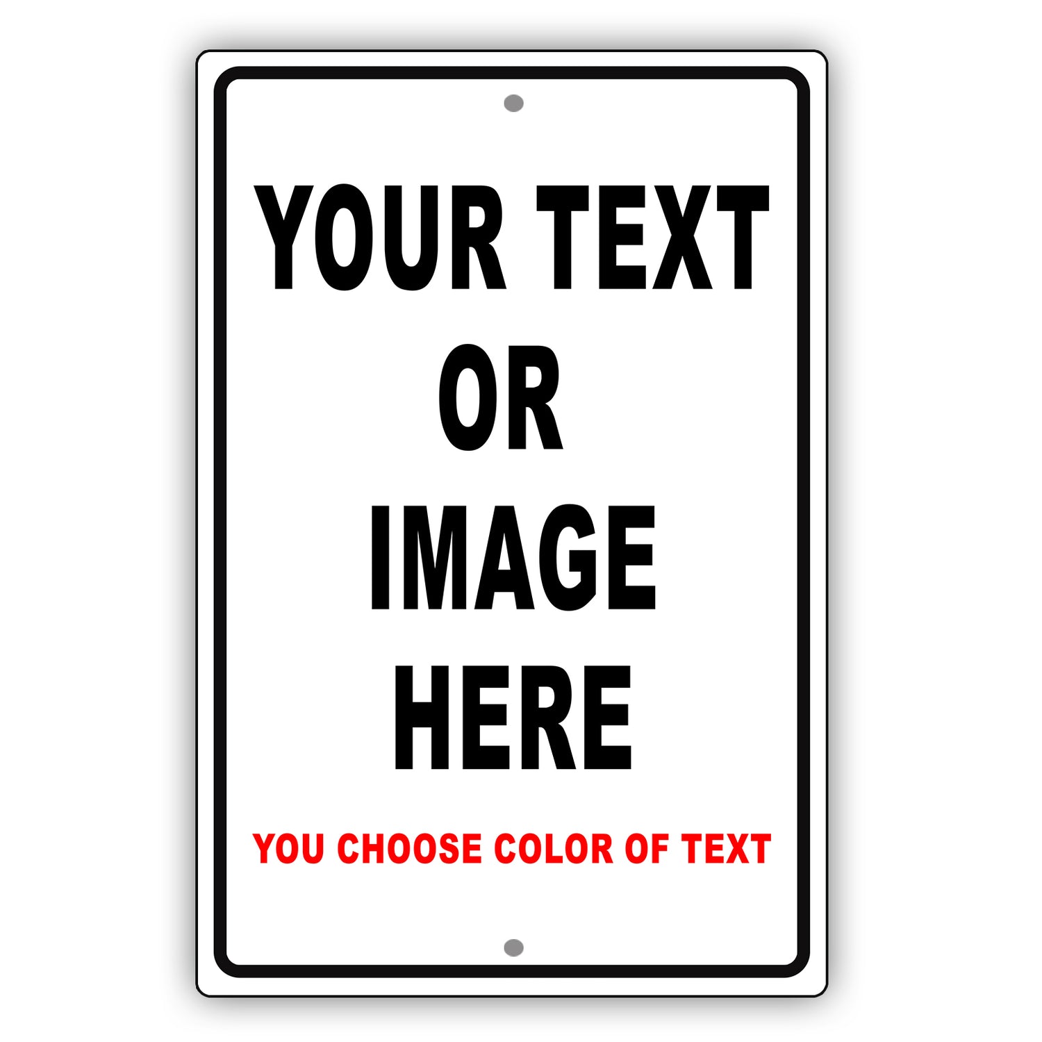 Custom Rectangle Signs