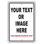 Your Text/Image Here You Choose Color Of Text Aluminum Metal Display Sign Plate
