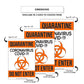 Do Not Enter! Quarantine Coronavirus Covid-19 Aluminum Metal Display Sign Plate