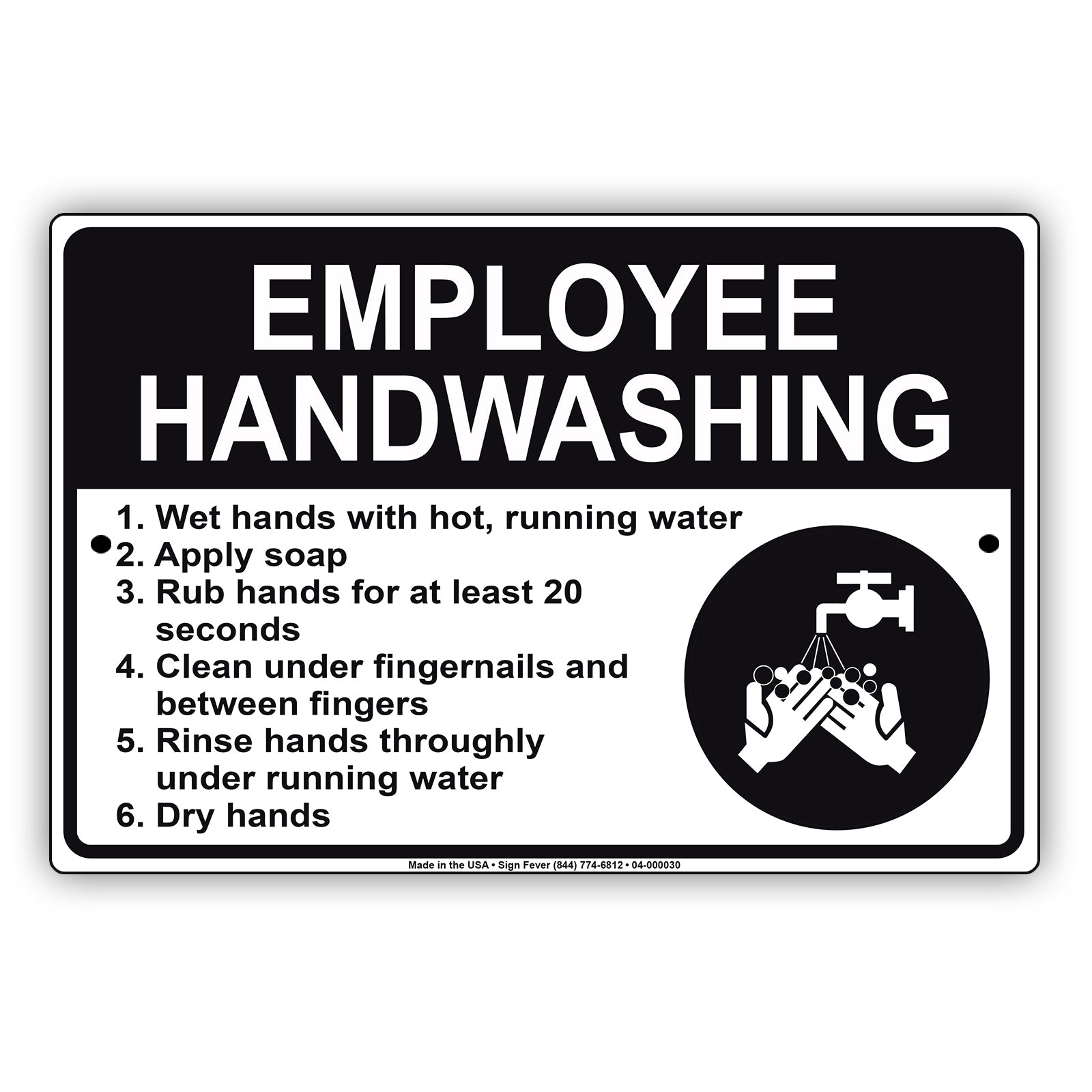 Employee Handwashing Sign Coronavirus Covid 19 Aluminum Sign Sign Fever Employee Handwashing Sign Coronavirus Covid 19 Aluminum Sign Sign Fever
