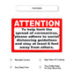 Attention To Help Limit The Spread Of Coronavirus, Please Adhere To Social Distancing Guidelines And Stay Atleast 6 Feet Away From Others Coronavirus Covid-19 Aluminum Metal Display Sign Plate
