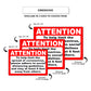 Attention To Help Limit The Spread Of Coronavirus, Please Adhere To Social Distancing Guidelines And Stay Atleast 6 Feet Away From Others Coronavirus Covid-19 Aluminum Metal Display Sign Plate
