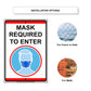 Mask Required To Enter Sign