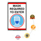 Mask Required To Enter Sign