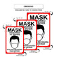 Face Mask Required To Enter Mascara Necesaria Para Entrar Sign