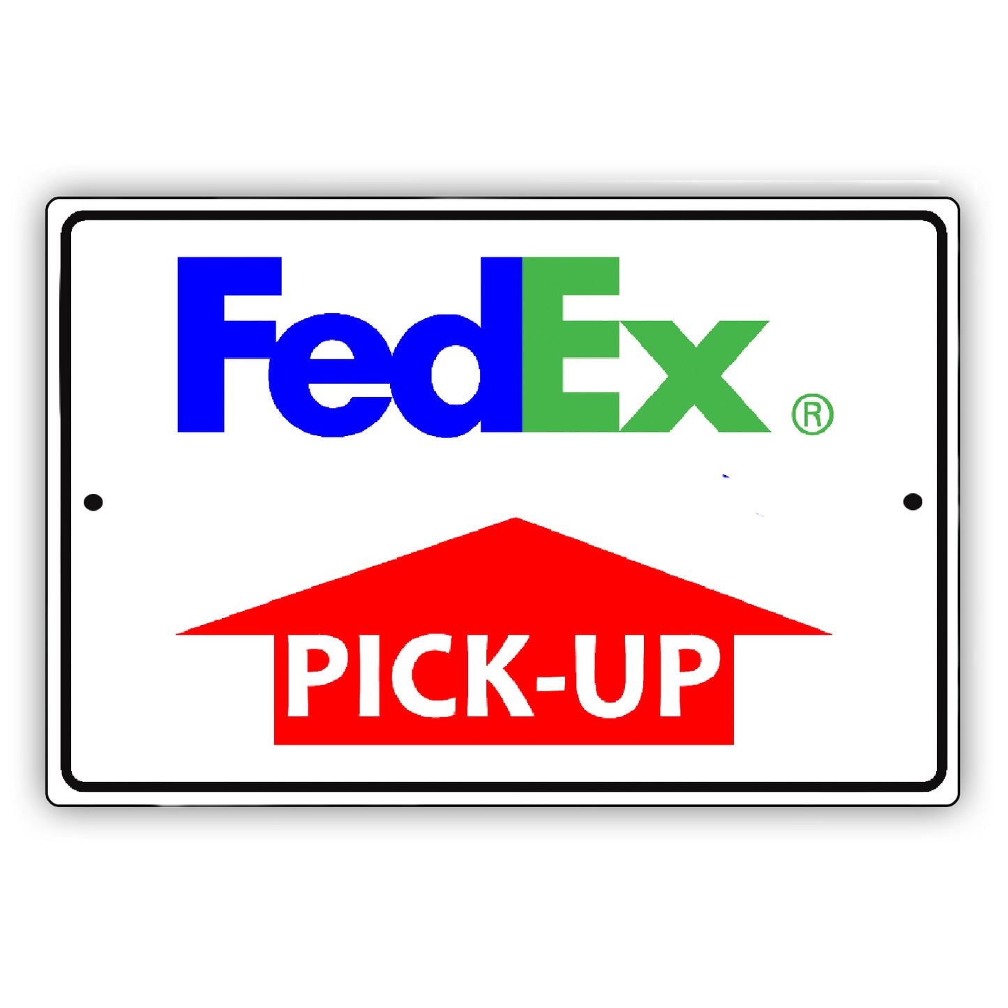 FedXe Mail Pick-Up Sign