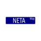 Neta Way Aluminum Street Sign