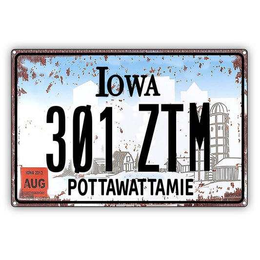 Lowa 301 ZTM Pottawattamie Vintage Decor Sign