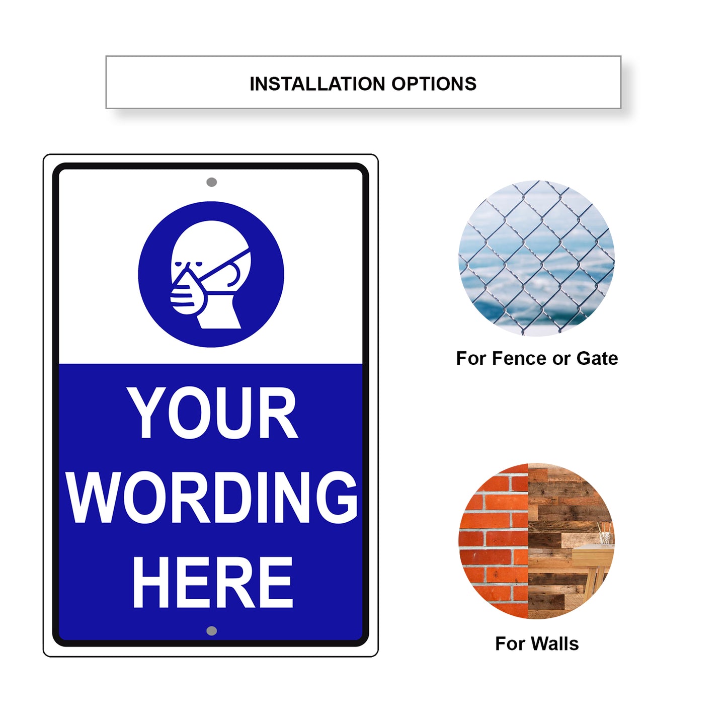 Your Wording Here Sign