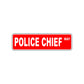 Police Chief Way Appreciation Road Aluminum Metal Novelty Street Plate Sign Wall Gift Decor
