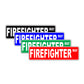 Firefighter Appreciation Way Road Aluminum Metal Novelty Street Plate Sign Wall Gift Decor