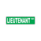 Lieutenant Way Appreciation Road Aluminum Metal Novelty Street Plate Sign Wall Gift Decor