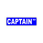 Captain Way Road Aluminum Metal Novelty Street Plate Sign Wall Gift Decor
