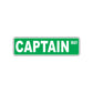 Captain Way Road Aluminum Metal Novelty Street Plate Sign Wall Gift Decor