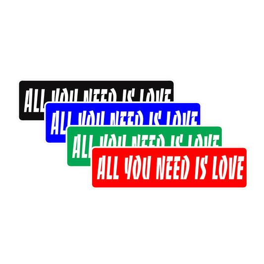 All You Need Is Love Novelty Sign Novelty Street Metal Plate Wall Decor Aluminum