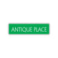 Antique Place Bar Garage Road Aluminum Metal Novelty Street Plate Sign Wall Gift Decor
