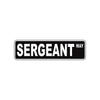 Sergeant Way Military Road Aluminum Metal Novelty Street Plate Sign Wall Gift Decor