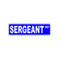 Sergeant Way Military Road Aluminum Metal Novelty Street Plate Sign Wall Gift Decor