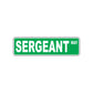 Sergeant Way Military Road Aluminum Metal Novelty Street Plate Sign Wall Gift Decor