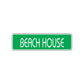 Beach House Vacation Island Road Aluminum Metal Novelty Street Plate Sign Wall Gift Decor