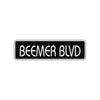 Beemer Boulevard Road Aluminum Metal Novelty Street Plate Sign Wall Gift Decor