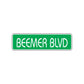 Beemer Boulevard Road Aluminum Metal Novelty Street Plate Sign Wall Gift Decor