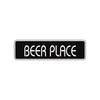 Beer Place Road Aluminum Metal Novelty Street Plate Sign Wall Gift Decor